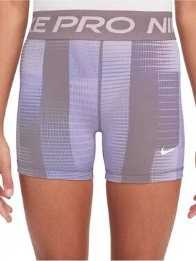 Nike Big Girls Pro Dri-FIT Printed 5" Shorts